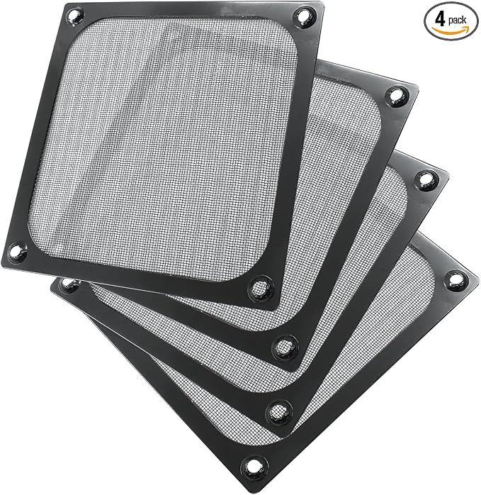 4Pcs Computer Fan Filter Grills by Kemcatui