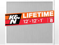 K&N 12X12X1 HVAC Furnace Air Filter, Lasts a Lifetime, Merv 8, the Last HVAC by KNEngineeringInc
