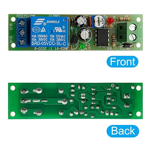 2PCS DC 5V NE555 Time-delay Module Timer Switch Turn On Turn Off Relay Module - Image 2