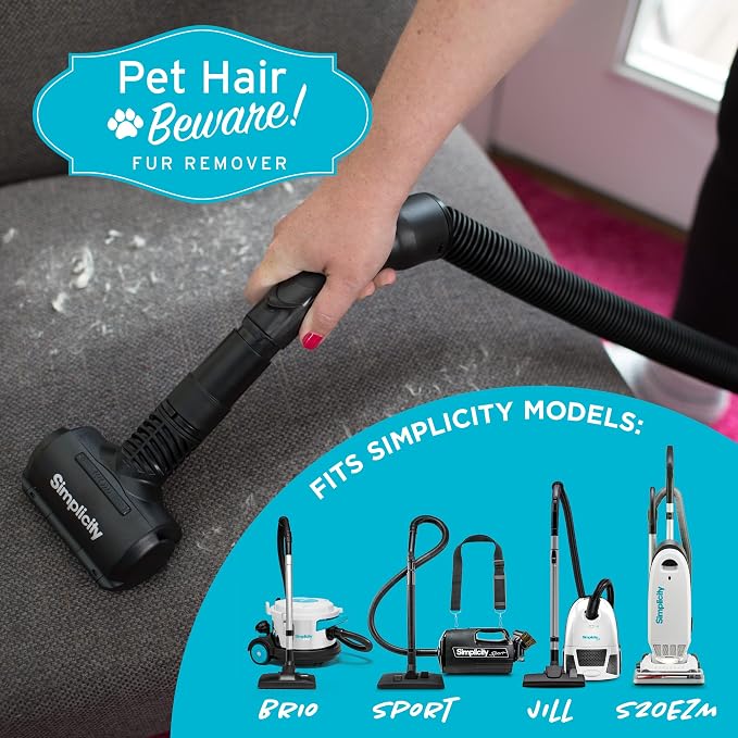 Simplicity Vacuums Bundle with Jill Vacuum Filter Set and Pet Hair Upholstery - Image 7
