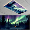Fluorescent Light Covers-2 Pack 4 x 2 Feet Magnetic Ceiling Light Cover Room by BSFHH