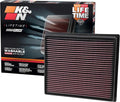 K&N High-Flow Original Lifetime Engine Air Filter: Increase Power: Premium by KNEngineeringInc