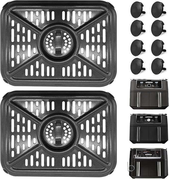Air Fryer Grill Pan for Ninja Foodi DZ401 DZ550 10QT DualZone Air Fryers by GWYXC
