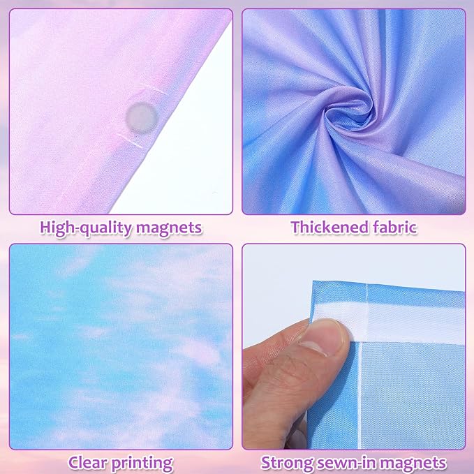 QOUBAI 8PCS Fluorescent Light Covers, 4x2 Feet Magnetic Light Cover Fluorescent - Image 3