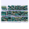 19 Values 135PCS Aluminum Electrolytic Capacitor Assortment Kit High Frequency by Molence