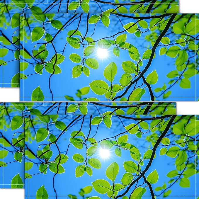 4 Pack 2x4 FT Magnetic Fluorescent Light Covers, Ceiling Light Filters by seewan