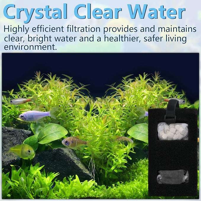 Aquarium Filter Media Set for Fluval SPEC, Betta and Flex Desktop Aquarium - Image 6