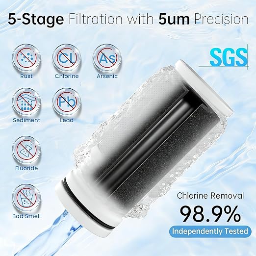 Vortopt Advanced Sink Faucet Filter, NSF Certified Faucet Installation System - Image 2