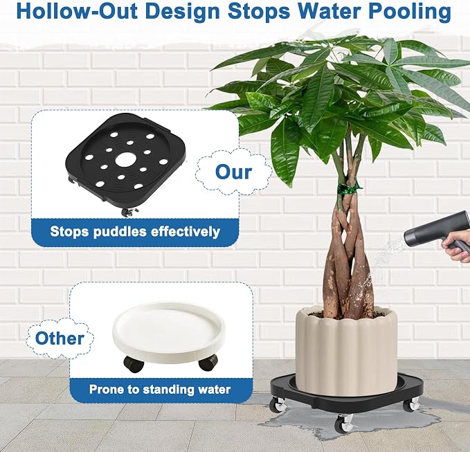 2 Pack 11'' Heavy Duty 5 Gallon Water Jug Holder Caddy - Image 8