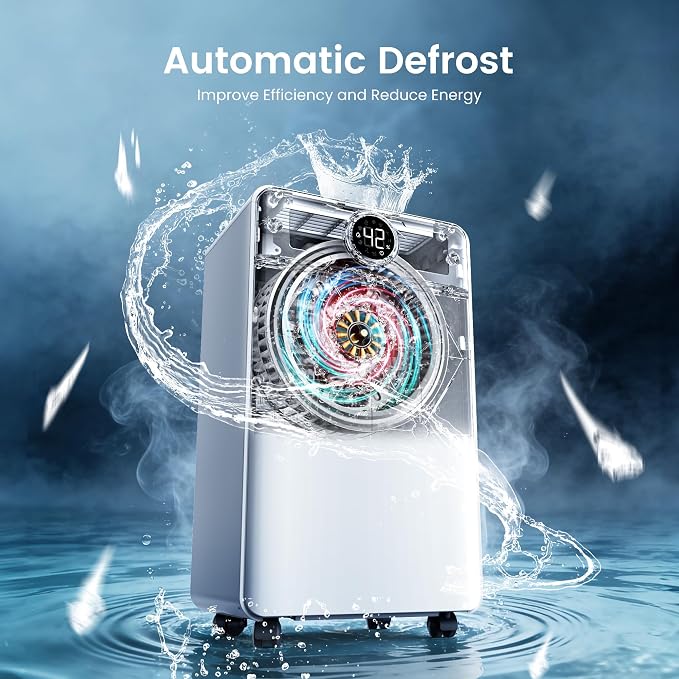 CHIVALZ 25 Pints Dehumidifier for Basement up to 1500 Sq.Ft, Dehumidifier for - Image 8
