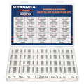 VEXUNGA 23Values 230pcs 125V Glass Fuses Kit 0.5A 1A 1.25A 1.6A 2A 2.5A 3A by VEXUNGA