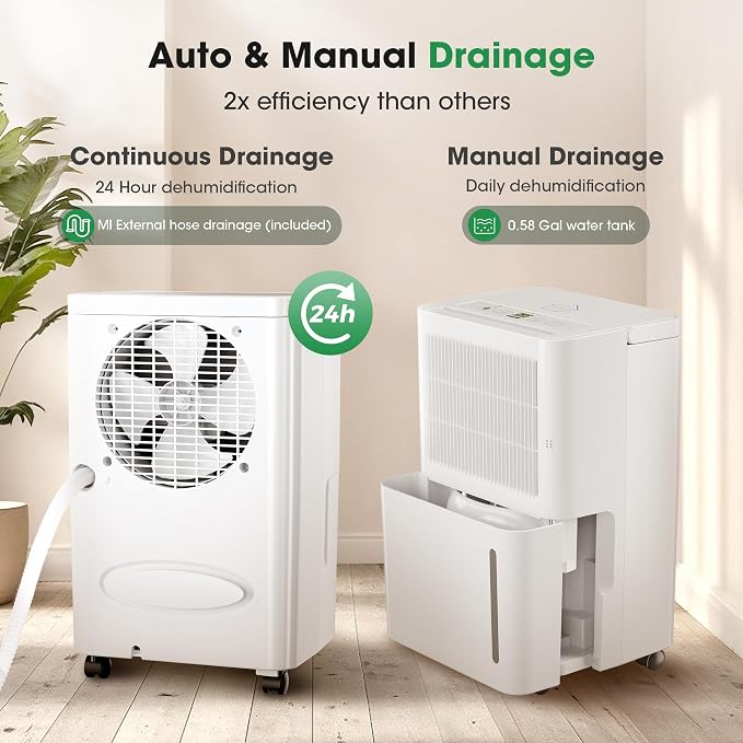 2, 500 Sq.Ft Dehumidifier for Basement - Image 4