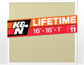 K&N 16X16X1 HVAC Furnace Air Filter, Lasts a Lifetime, Merv 11, the Last HVAC by KNEngineeringInc