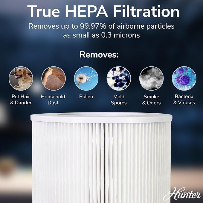 Hunter Fan Company HP670 True HEPA Air Purifier - Image 4