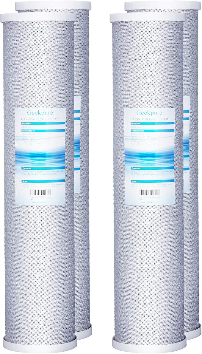 Geekpure Whole House Carbon Block Water Filter Reduce Chlorine Taste Odors- 4.5 by Geekpure