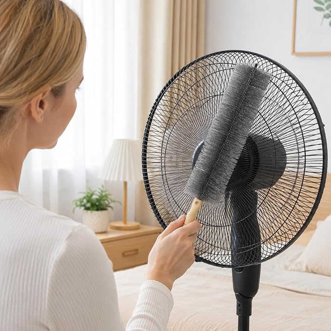 Bendable Microfiber Head, Reusable Dust Remover, Fan Brush Cleaner Washable - Image 5