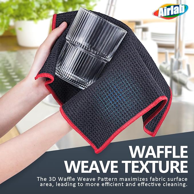 Airlab Glass Polishing Cloth Streak Free Miracle Cleaning Cloth Lint Free - Image 3