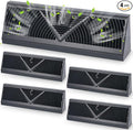Yaocom 4 Pcs Baseboard Register Vent 18 Inch Duct Opening Size Baseboard Vent by Yaocom