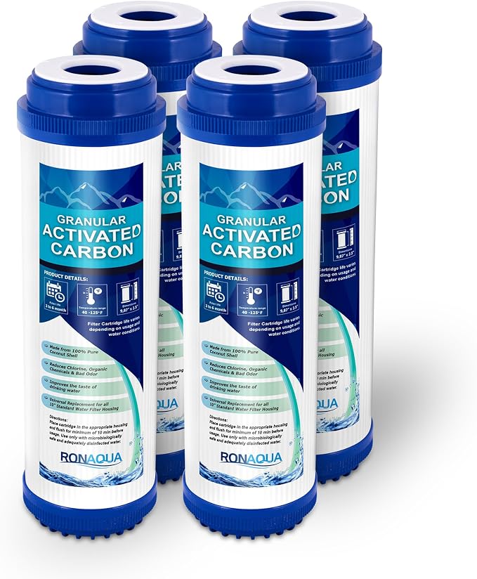 Granular Activated Carbon Water Filter Cartridge by Ronaqua WELL-MATCHED by Ronaqua