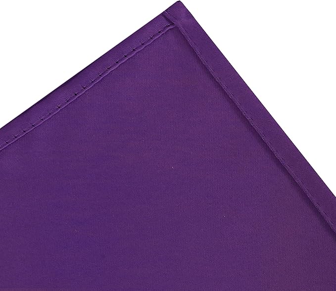 LEMOMO Purple Blackout Curtains/52 x 45 Inch Length Kids Curtains/Set of 2 Panels Grommet Bedroom Curtains for Living Room