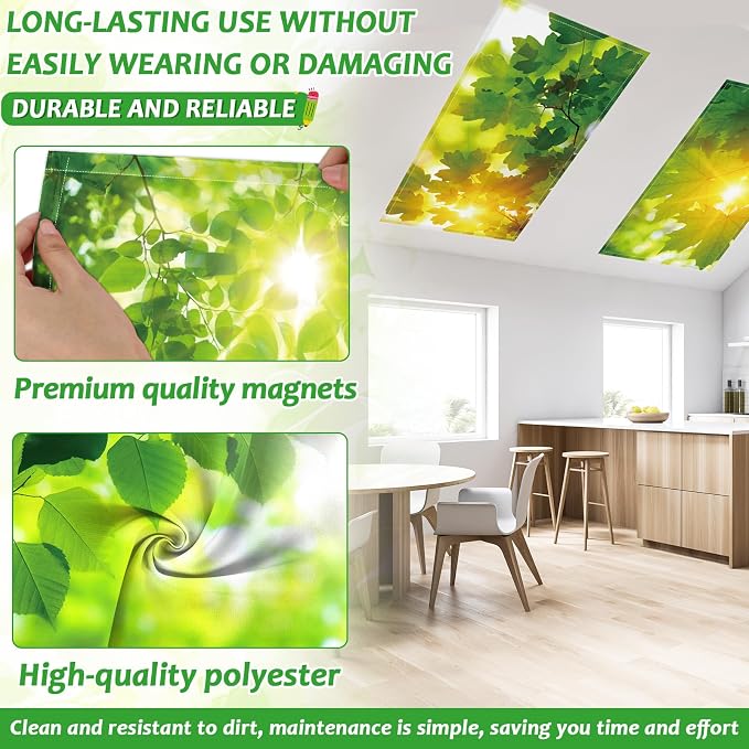 Wiooffen 6 Pcs Fluorescent Light Covers - Image 3