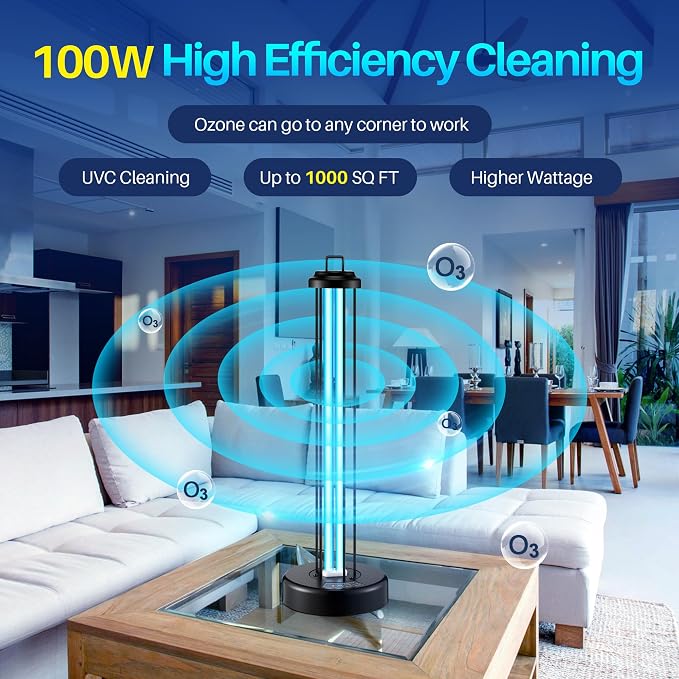 Qualirey 100W UV Light with Ozone Purifier - Image 2