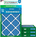 Filterbuy 12x20x2 Air Filter MERV 13 Optimal Smoke & Allergy Defense, by Filterbuy