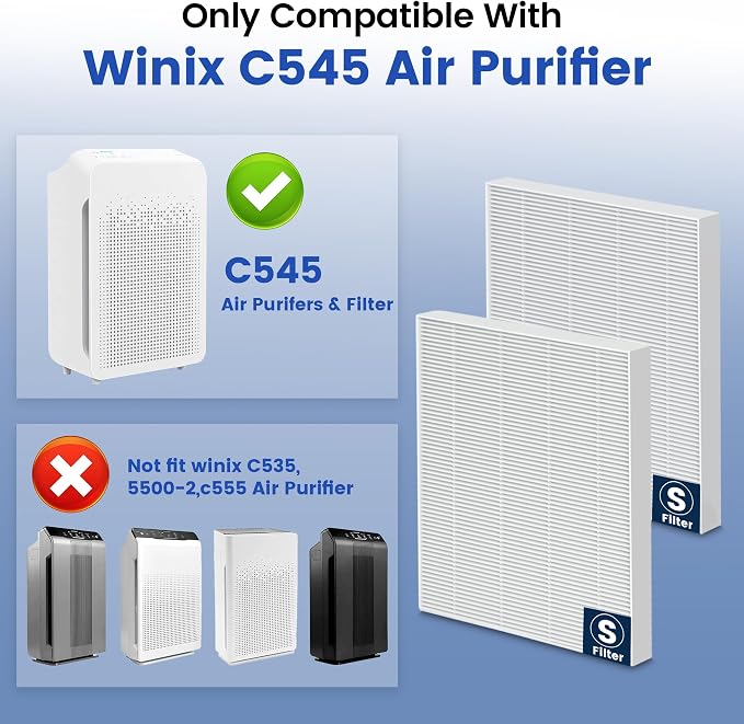 4 Pack C545 Replacement Filter S Compatible - Image 8