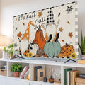 Thanksgiving Gnome Pumpkin Indoor TV Cover, Elastic TV Screen Protector Fall by Unknown