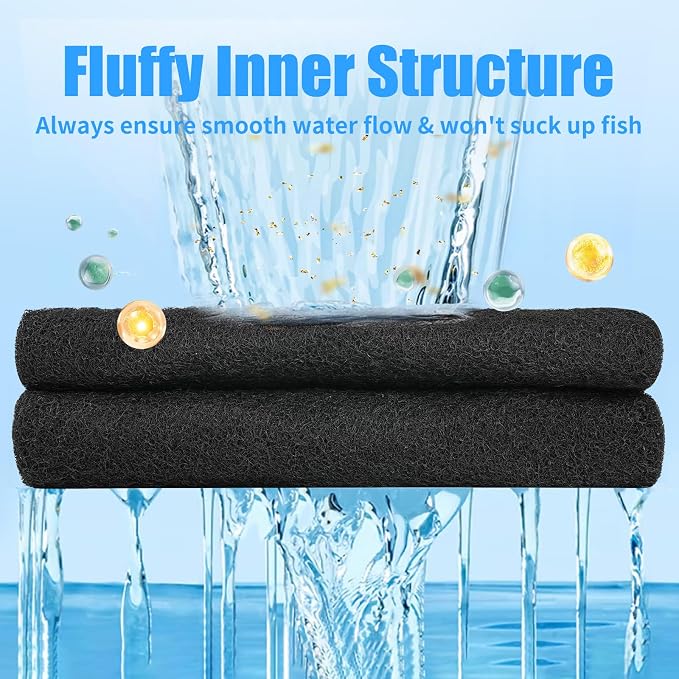 AQUANEAT Aquarium Activated Carbon Filter Media Pad - Image 4