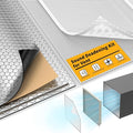 LBG Products Sound Deadening Kit, Sound Deadening Mats and 15 x 15inch Mesh AC by LBGProducts