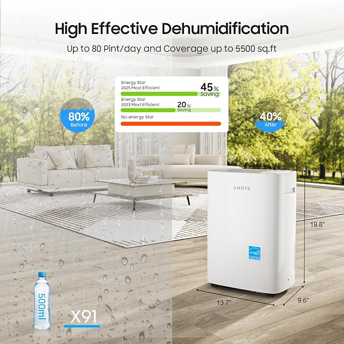 5500 Sq.Ft Dehumidifier for Basement - Image 2