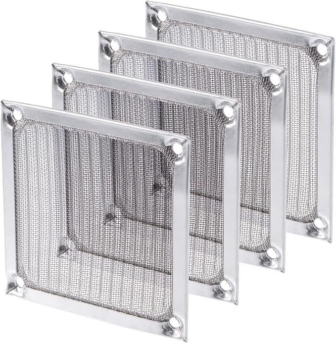 MECCANIXITY 80mm Computer Fan Filter Grills Stainless Steel Mesh Dustproof Case by MECCANIXITY