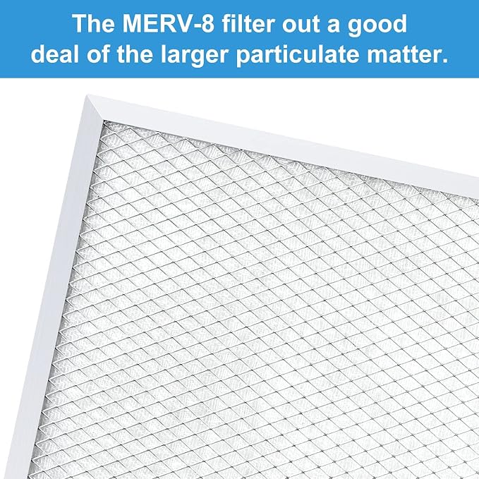 BASEAIRE 4 Pack MERV-8 Filter Replacement Set - Image 5