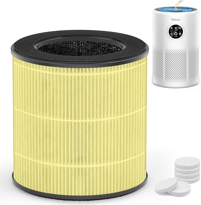 Tailulu D10 Replacement Filter, Air Purifier Filter by Tailulu