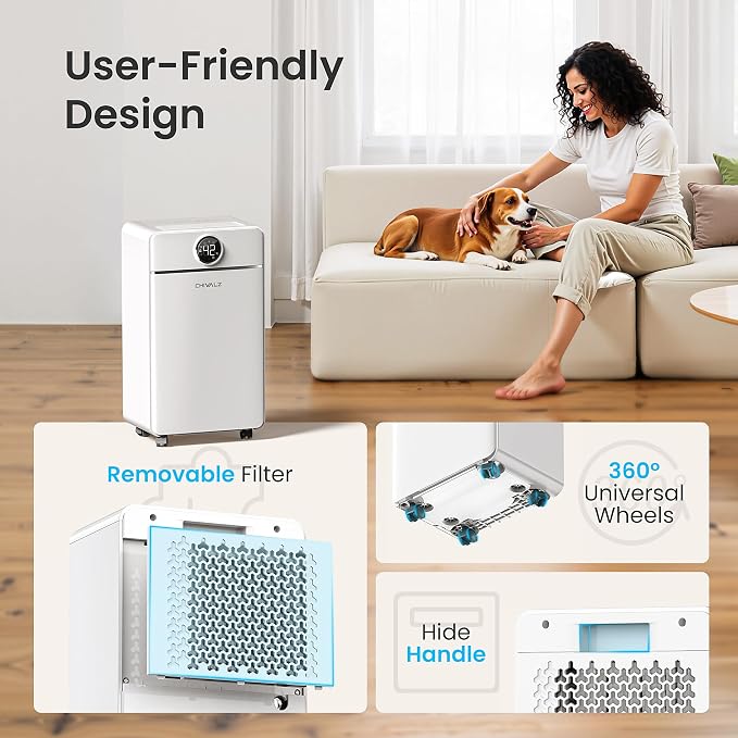 CHIVALZ 1500 Sq.ft Dehumidifier - Image 6