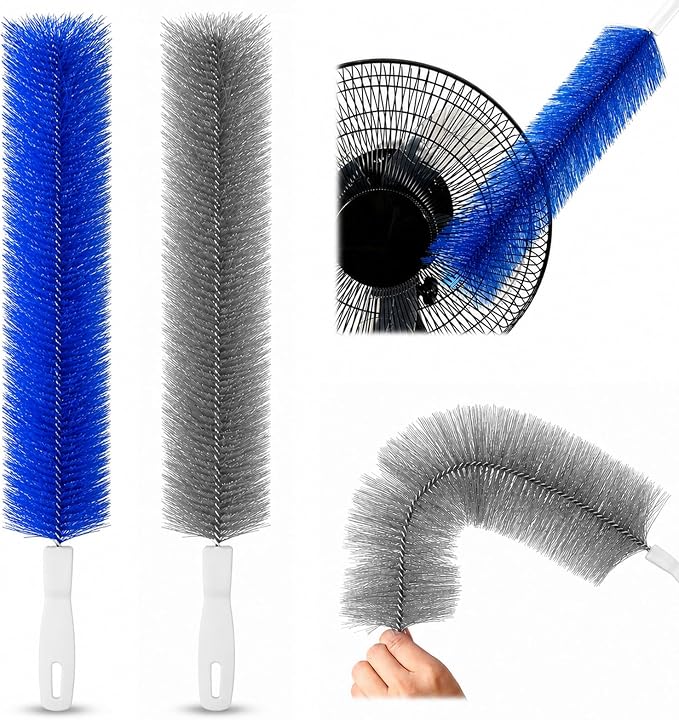 Fan Cleaning Brush, Bendable Microfiber Duster, Washable Reusable Fan Brush by Unknown