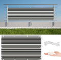 Fence Privacy Screen 2.5' x 49.2' UV Protection Weather-Resistant Outdoor by AYLFBFU