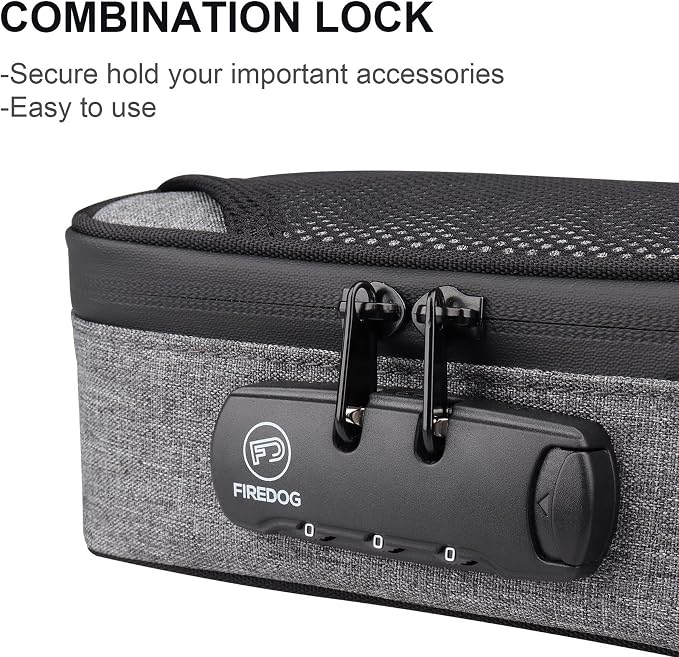 FIREDOG Smell Proof Case with Lock, Odor Proof Bag Containers Case Pouch - Image 6