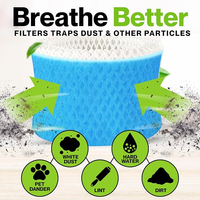 Durabasics 4 Pack of Premium Humidifier Filters Compatible - Image 2