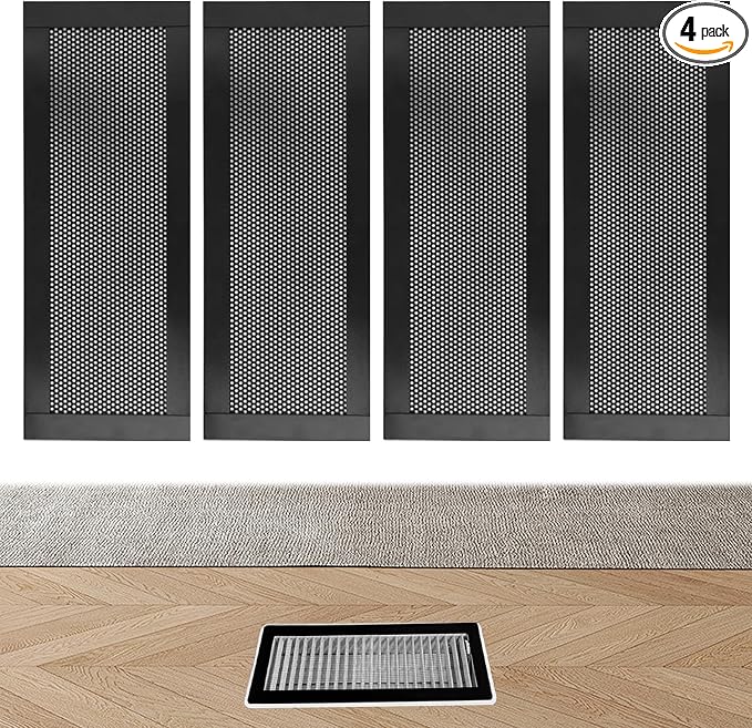 Magnetic Vent Coversfor Home Floor, Enhanced Magnet PVC Floor Register Cover by Unknown