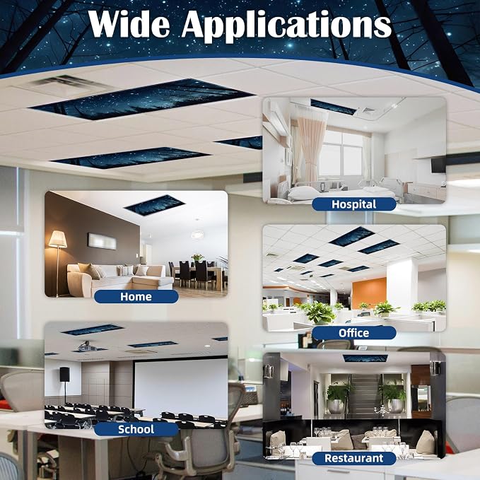 ANGSYLTH 4 Pcs Fluorescent Light Covers - Image 6