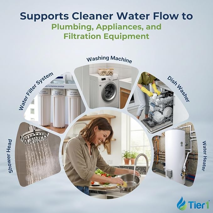Tier1 0.5 Micron 10 x 2.5 Water Filter | Whole House Carbon Block Water Filter - Image 8