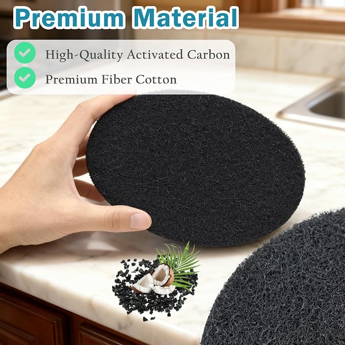 NewKe 12 Pack Natural Carbon Filter Refills - Image 2