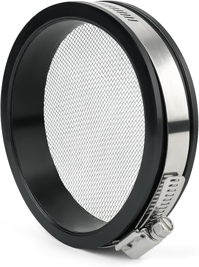 4″ Turbo Inlet Guard Steel Mesh Screen, Universal 4″ / 102 mm Fit - Image 2