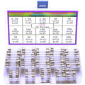 250pcs Quick Blow Glass Tube Fuse Assorted Kit 250V fuses 0.5A, 250V 2A by QBGTFAK