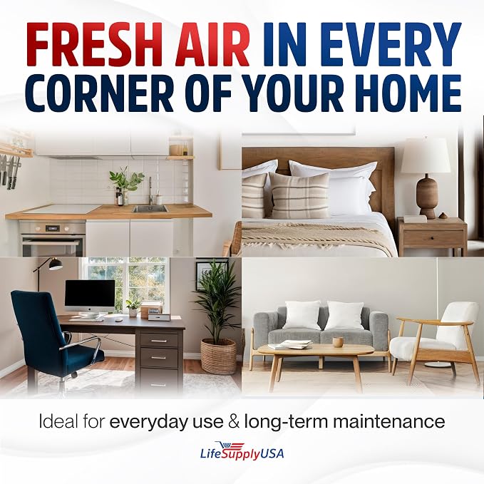 20x20x1 Electrostatic Air Filter, MERV 8, Reusable Furnace AC/HVAC Filter - Image 8
