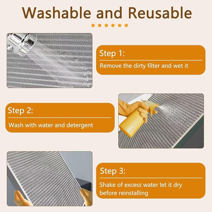20x20x1 Air Filter, Reusable Air Filter - Image 8
