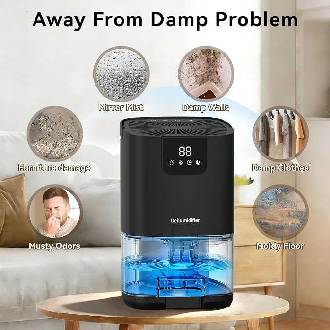 Dehumidifier, 35OZ（350sq ft）Small Dehumidifier - Image 5