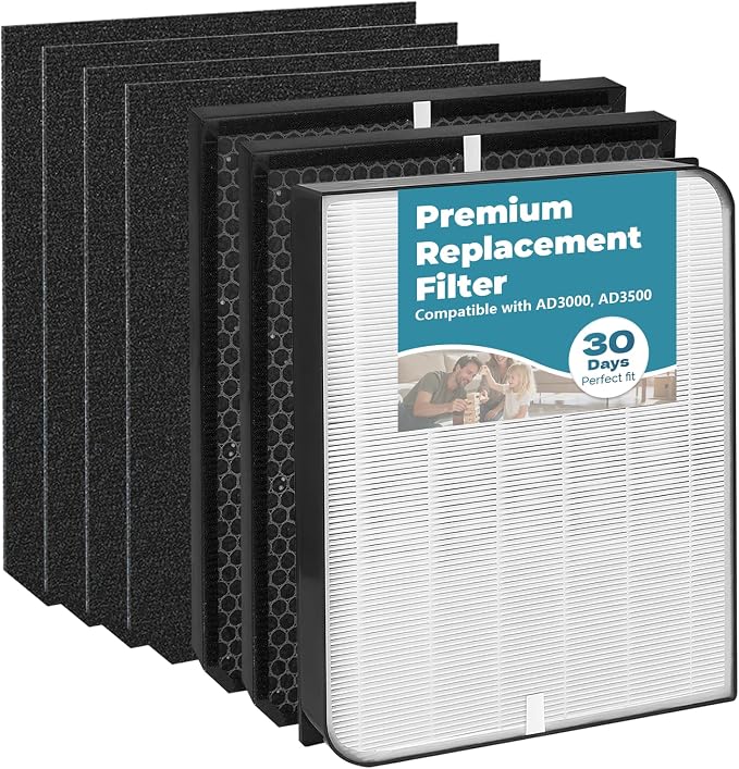 7 Pack 3000/3500 Replacement Filter Compatible by Unknown
